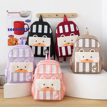 Ensemble de sacs d’école Kawai pour adolescents 3Pcs Ours Noir – محفظة 3 قطع كاواي أسود تنزوت