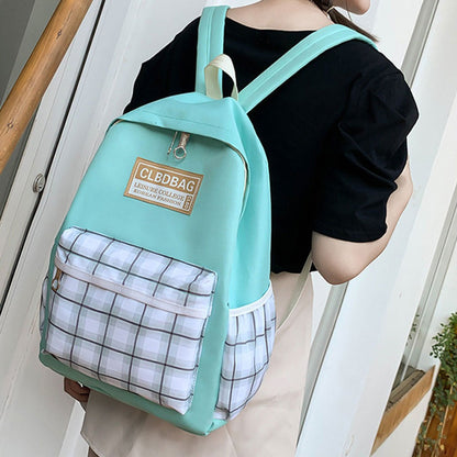 Ensemble de sacs d’école Kawai pour adolescents 4Pcs CLBD V4 Noir – محفظة 4 قطع كاواي أسود تنزوت
