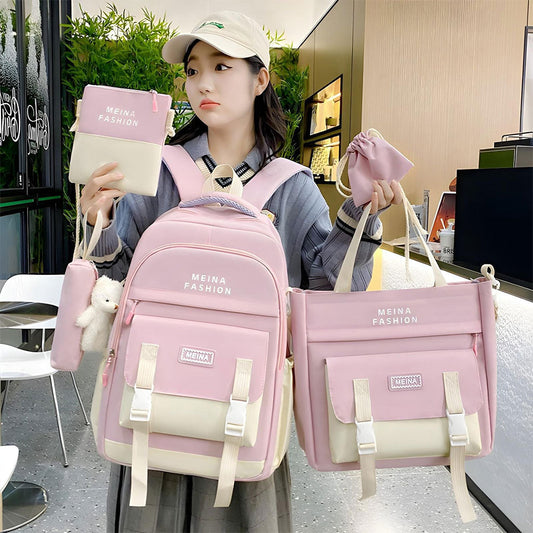Ensemble-de-sacs-d-cole-Kawai-pour-adolescents-5Pcs-Bieyoumi-Fashion-Rose-محفظة-5-قطع-كاواي-وردي.png