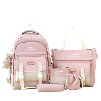 Ensemble-de-sacs-d-cole-Kawai-pour-adolescents-5Pcs-Bieyoumi-Fashion-Rose-محفظة-5-قطع-كاواي-وردي.png