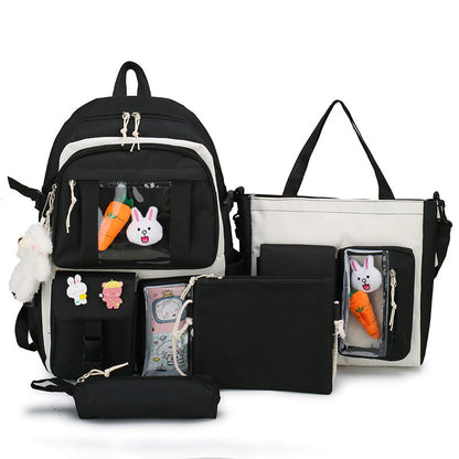 Ensemble-de-sacs-d-cole-Kawai-pour-adolescents-4Pcs-Avec-Accessoires-Noir-محفظة-4-قطع-كاواي-مع-أكسسوارات-أسود.png