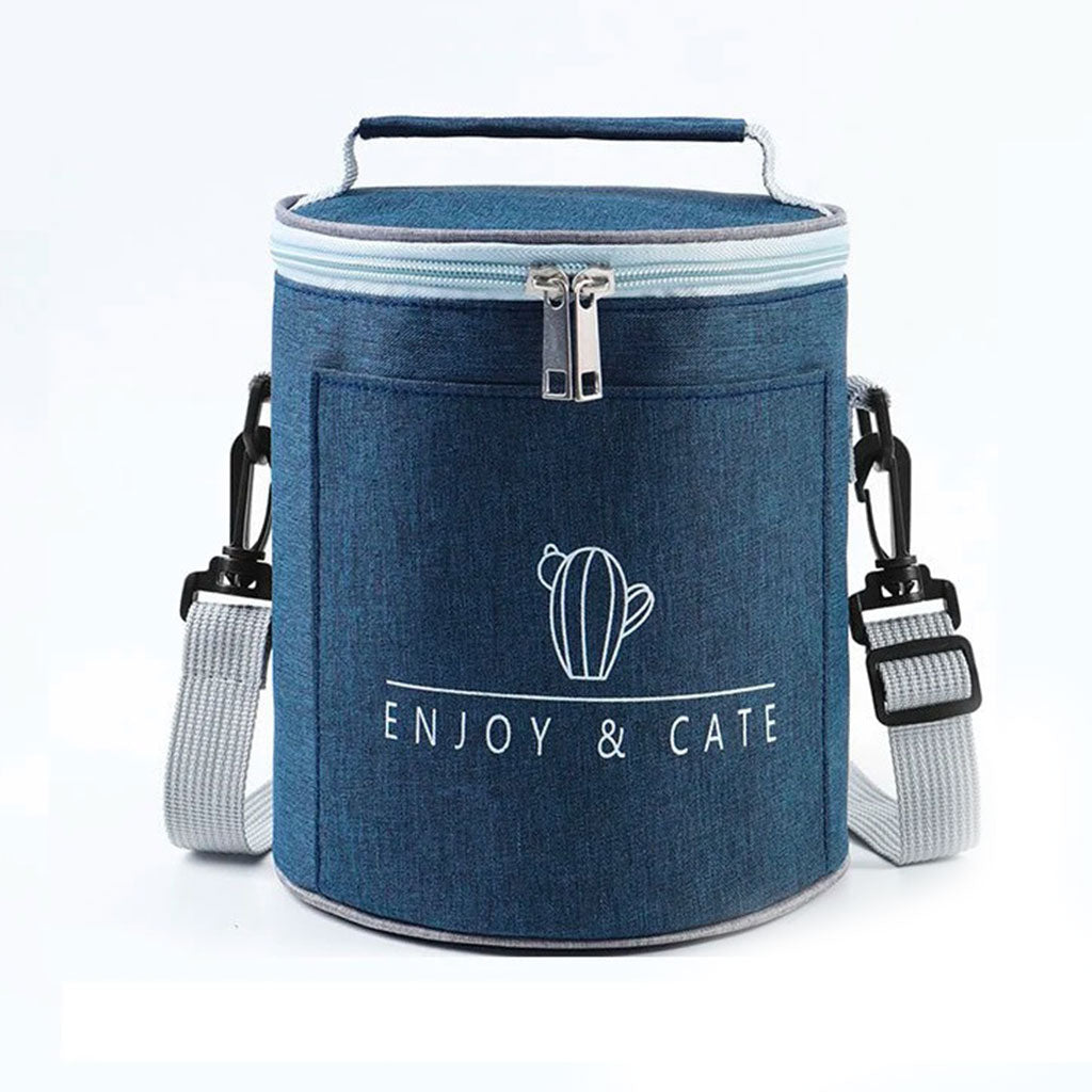 Sac à déjeuner isotherme portable avec bandoulière – حقيبة حفظ الطعام حافظة للحرارة تنزوت