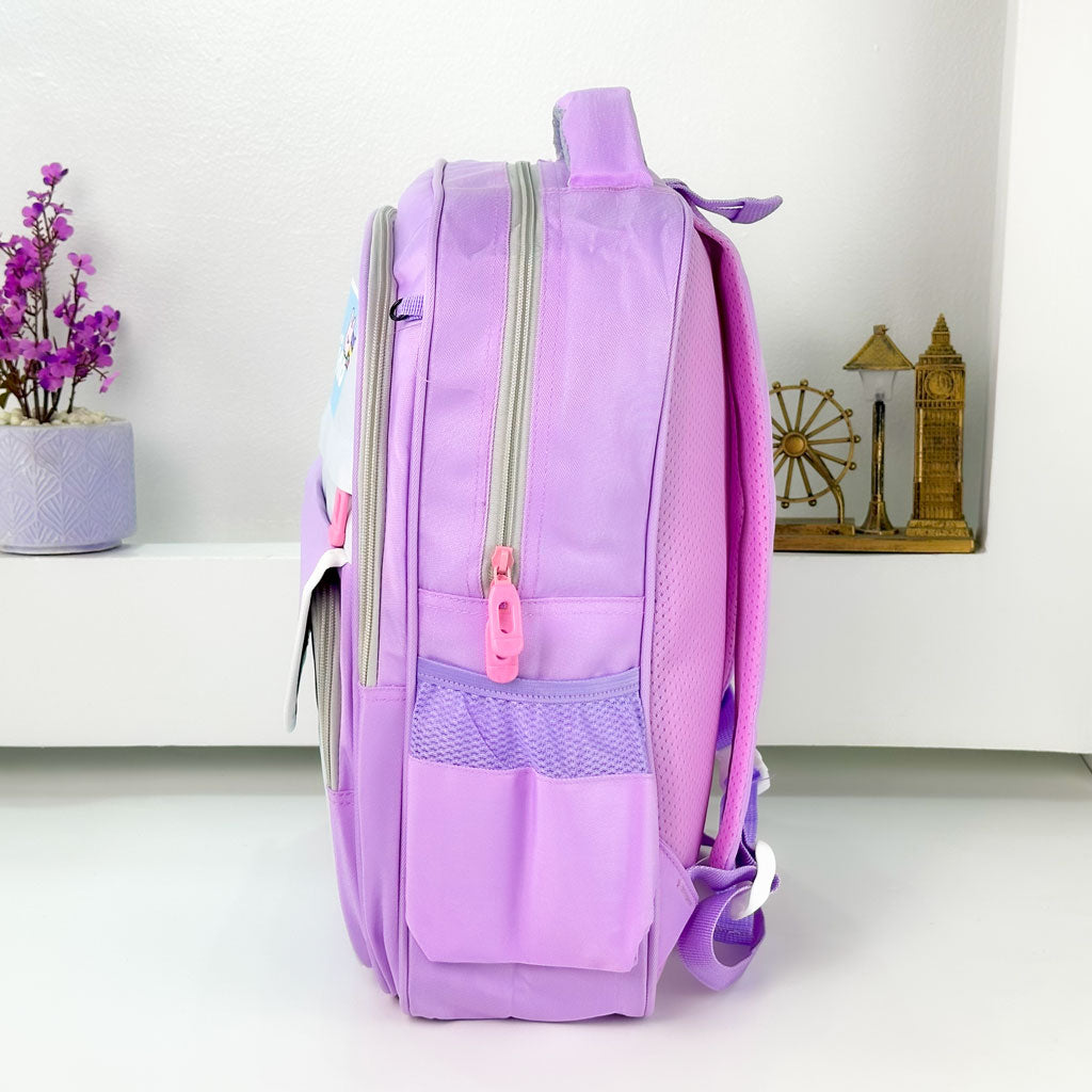 Sac à Dos pour Enfants avec Trousse Assortie 2504 Mauve – حقيبة ظهر مدرسية للأطفال مع مقلمة بنفسجي تنزوت