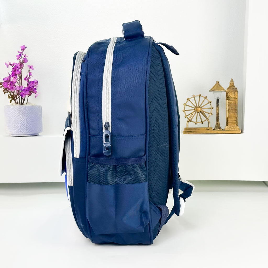 Sac à Dos pour Enfants avec Trousse Assortie 2504 Bleu Nuit – حقيبة ظهر مدرسية للأطفال مع مقلمة أزرق غامق تنزوت