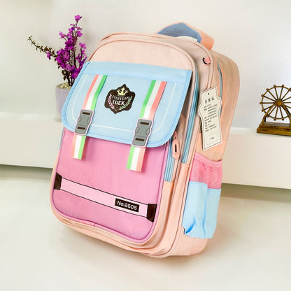 Sac à Dos pour Enfants avec Trousse Assortie 2605 Rose – حقيبة ظهر مدرسية للأطفال مع مقلمة وردي تنزوت