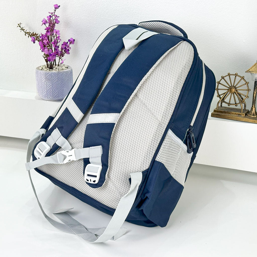Sac à Dos pour Enfants avec Trousse Assortie KBAG Bleu Nuit V1 – حقيبة ظهر مدرسية للأطفال مع مقلمة أزرق ليلي تنزوت