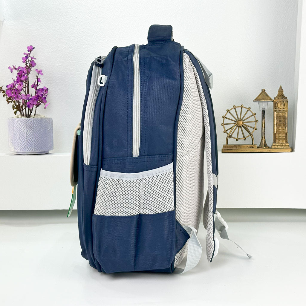 Sac à Dos pour Enfants avec Trousse Assortie KBAG Bleu Nuit V1 – حقيبة ظهر مدرسية للأطفال مع مقلمة أزرق ليلي تنزوت