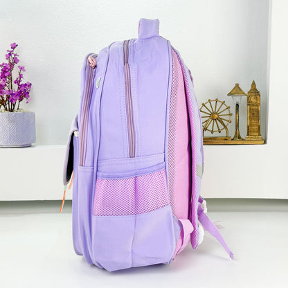 Sac à Dos pour Enfants avec Trousse Assortie KBAG Mauve – حقيبة ظهر مدرسية للأطفال مع مقلمة بنفسجي تنزوت