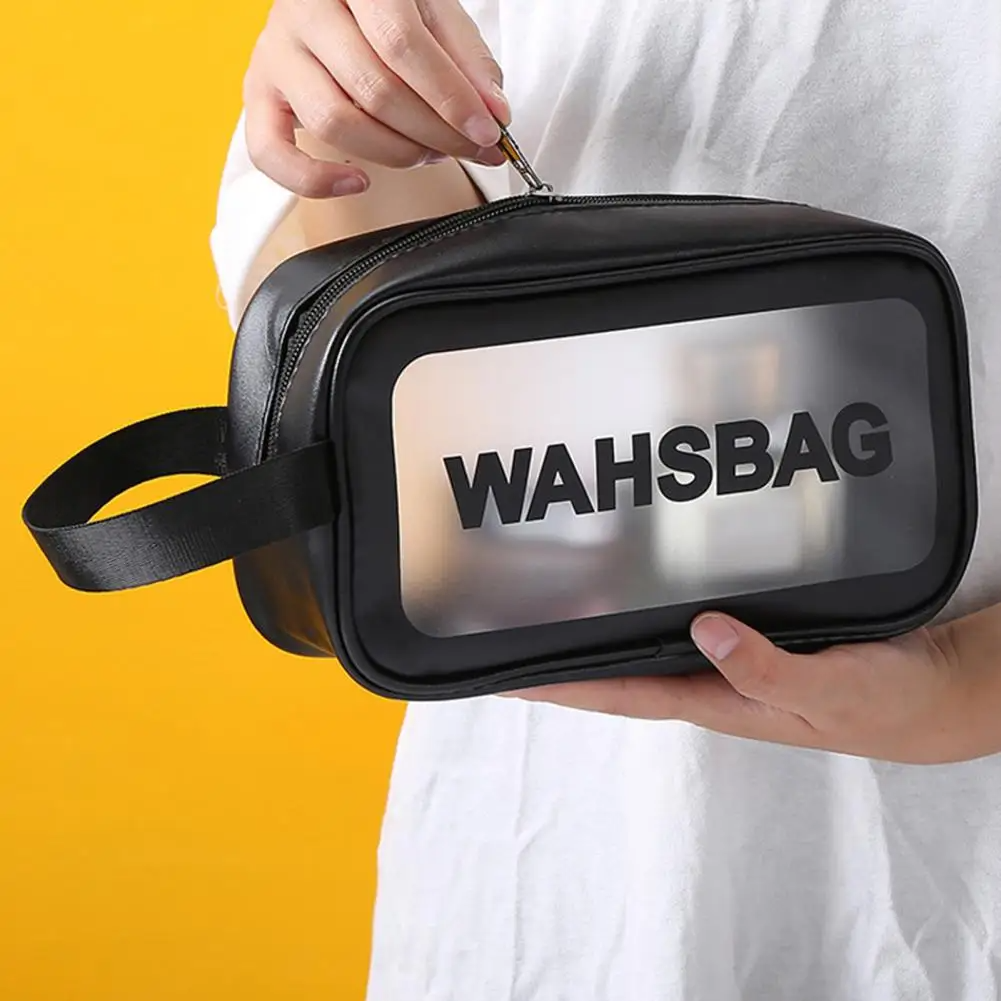 Trousse de Douche Wash-bag transparent, étanche تنزوت