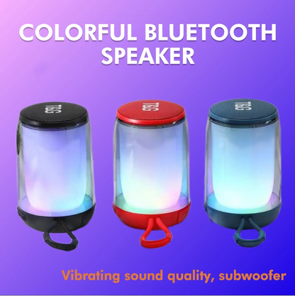 T&G Haut-parleur Bluetooth 5.3 à pulsation d'ambiance LED RGB - تنزوت