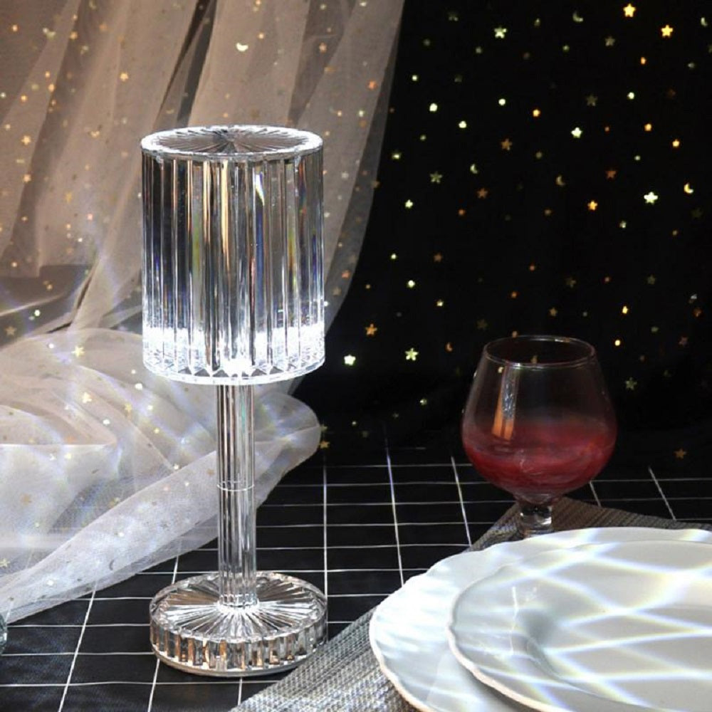 Veilleuse en cristal avec télécommande tactile USB تنزوت