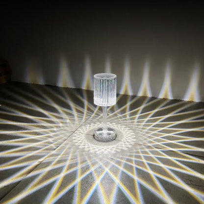 Veilleuse en cristal avec télécommande tactile USB تنزوت