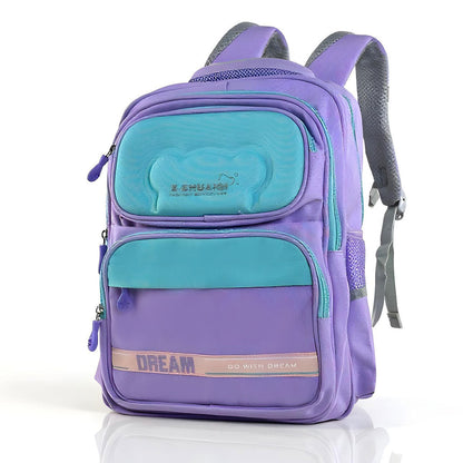 Sac à Dos Scolaire Orthopédique pour Enfants X-SHUAIQI Mauve – محفظة مدرسية للأطفال بنفسجي تنزوت