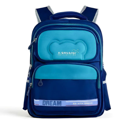Sac à Dos Scolaire Orthopédique pour Enfants X-SHUAIQI Bleu Ciel – محفظة مدرسية للأطفال أزرق فاتح تنزوت