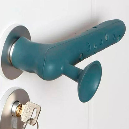 Poignée de porte en silicone avec ventouse pour absorber le choc 1Pcs – مقبض من سيليكون لحماية الحائط تنزوت