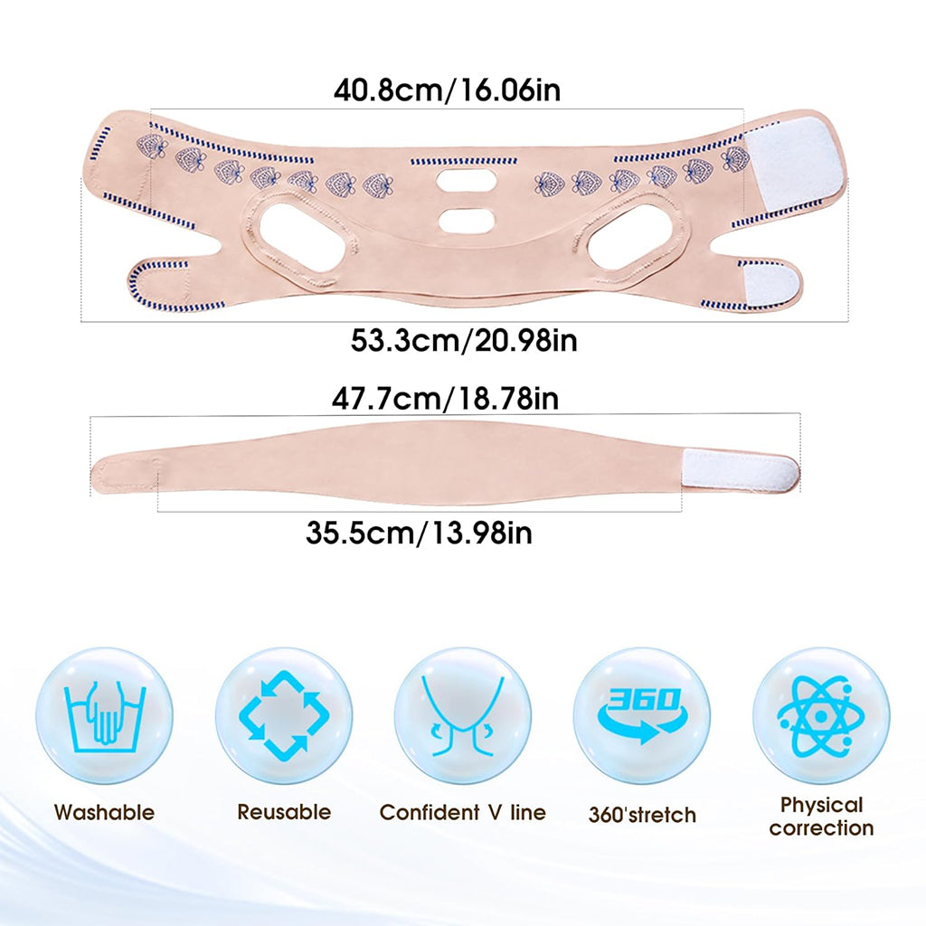 SIBOTE Masque de Lifting Facial Anti-Relâchement pour Visage et Menton – قناع شد الوجه تنزوت