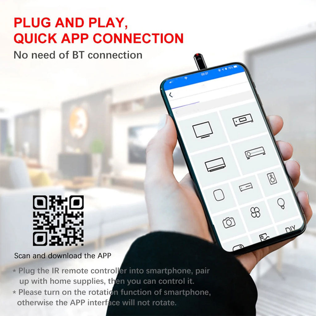 Mini Télécommande Smart infrarouge universel pour Smartphone – أداة للتحكم بالأجهزة الكهرومنزلية عن بعد تنزوت