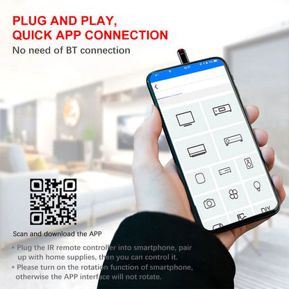 Mini Télécommande Smart infrarouge universel pour Smartphone – أداة للتحكم بالأجهزة الكهرومنزلية عن بعد تنزوت