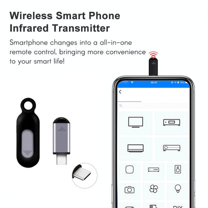 Mini Télécommande Smart infrarouge universel pour Smartphone – أداة للتحكم بالأجهزة الكهرومنزلية عن بعد تنزوت