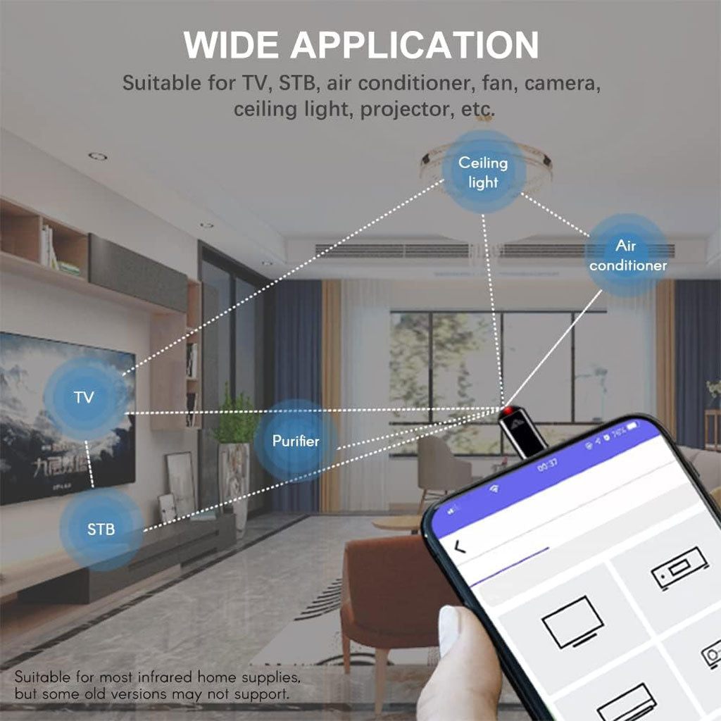 Mini Télécommande Smart infrarouge universel pour Smartphone – أداة للتحكم بالأجهزة الكهرومنزلية عن بعد تنزوت