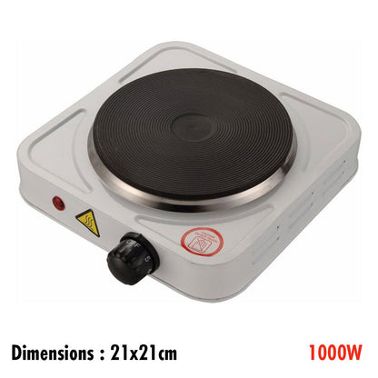Cuiseur électrique avec plaque en fonte 1000W Température Réglable – لوحة طبخ كهربائية - تنزوت