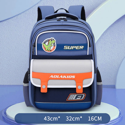Sac à Dos Enfant Space Design Ludique Multi-Poches Mauve – حقيبة مدرسية للأطفال لون بنفسجي تنزوت