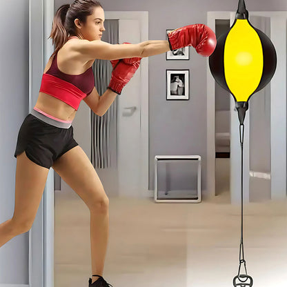 Ensemble Sac de Boxe Speed Bag SET 6Pcs pour l’entrainement à domicile – طقم كرة البوكس قابلة للإرتداد - تنزوت
