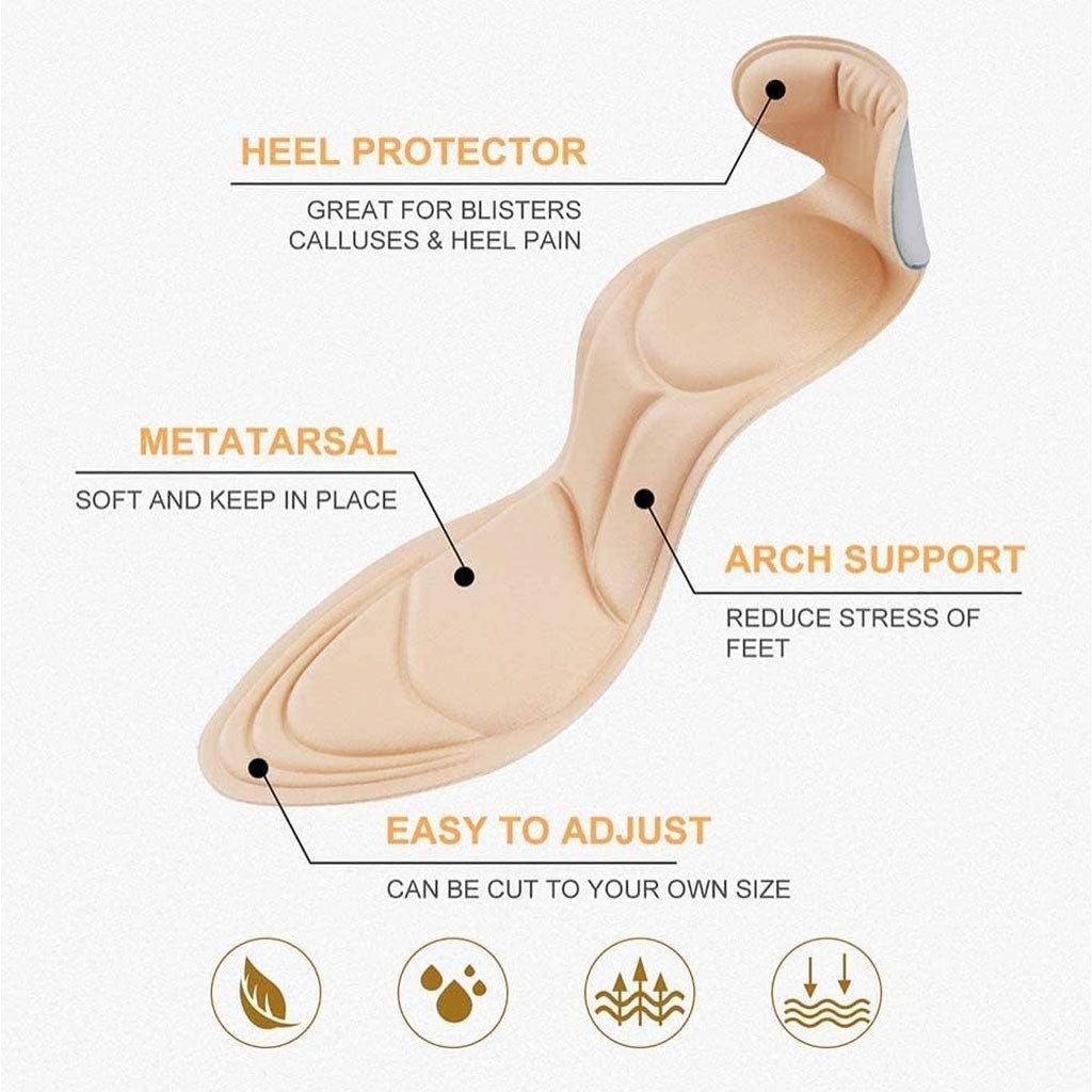 Semelles et coussinets de chaussures talons pour femmes 1 Paire - تنزوت