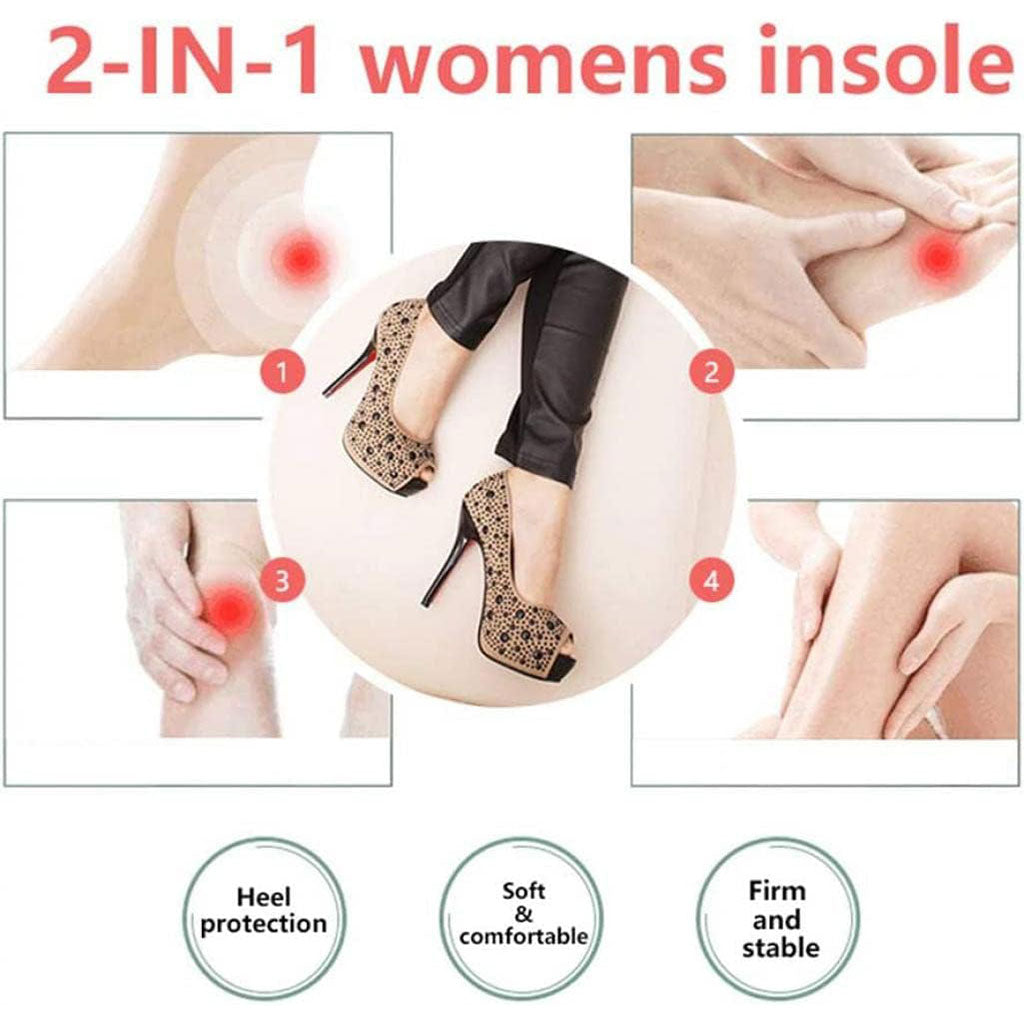 Semelles et coussinets de chaussures talons pour femmes 1 Paire - تنزوت