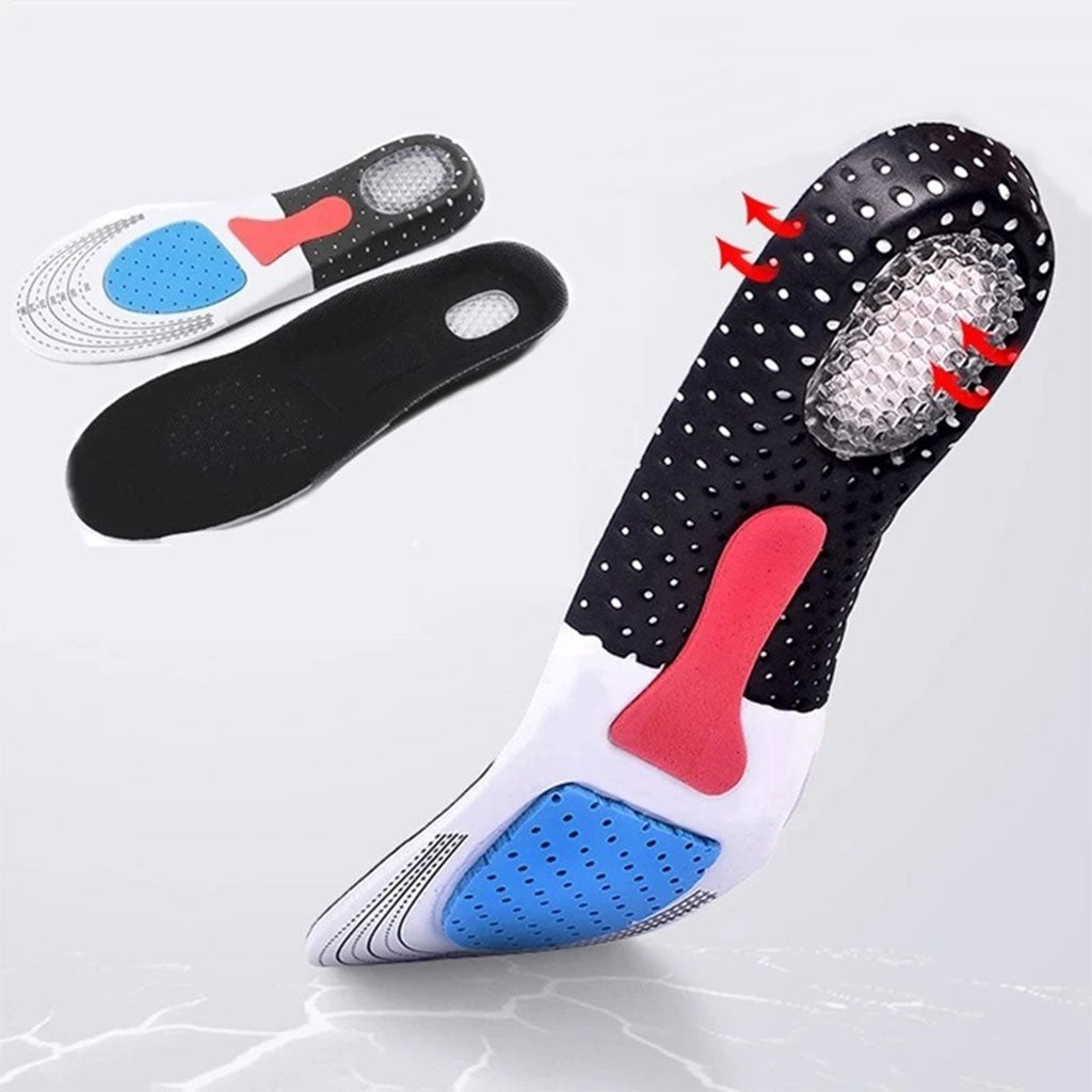 Semelles Gel Orthopédique pour amorti Les chocs et soulage Les épines calcanéennes تنزوت