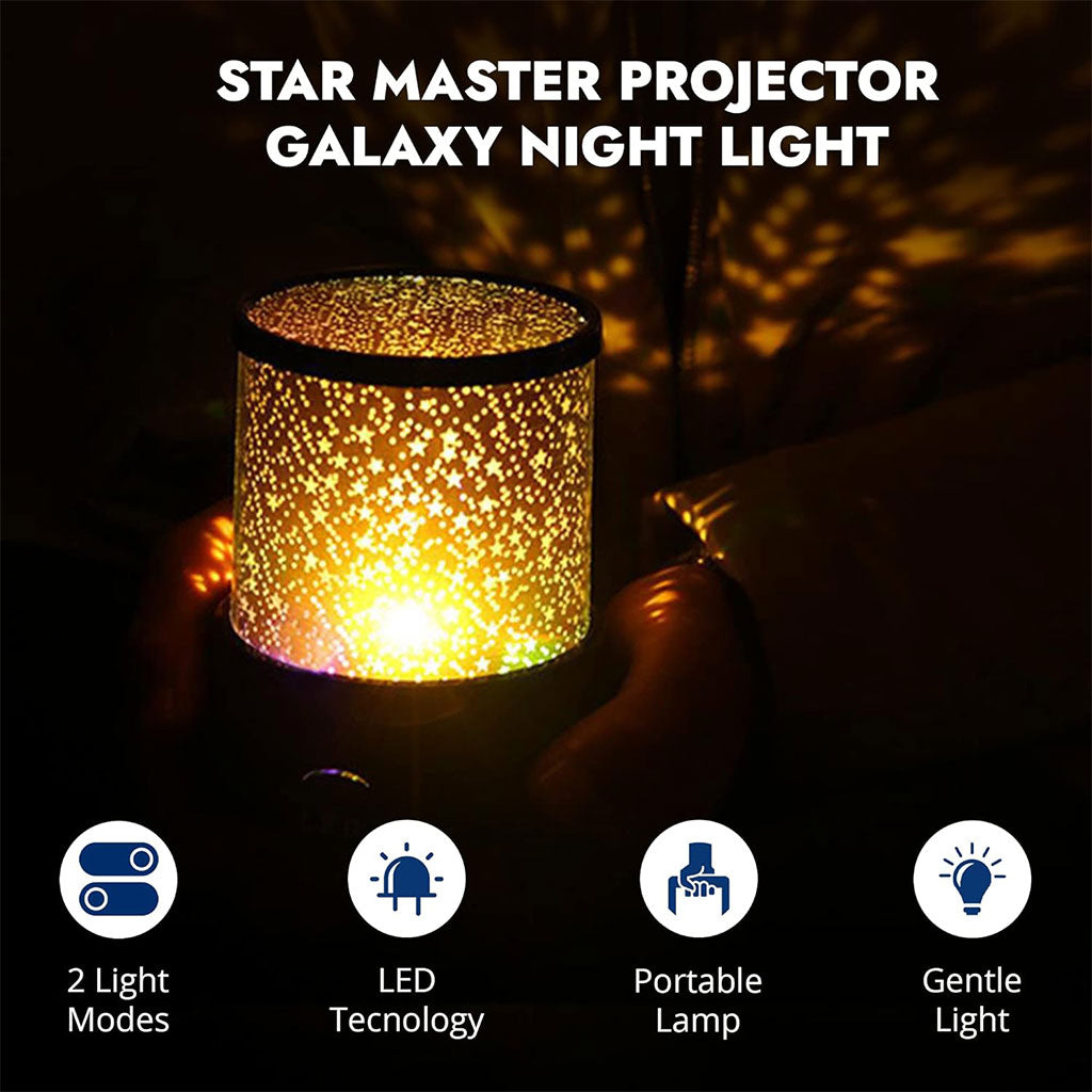 Star Master Veilleuse Galaxy et Projecteur d’étoiles – جهاز عرض النجوم تنزوت