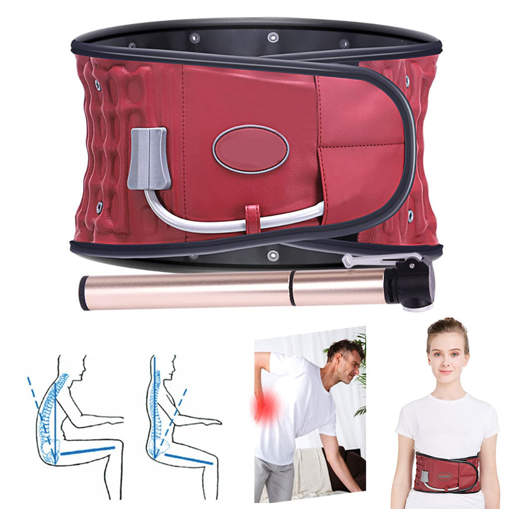 STARICARE Ceinture de décompression Gonflable avec 28 colonnes d’air et pompe- حزام شد الظهر قابل للنفخ تنزوت