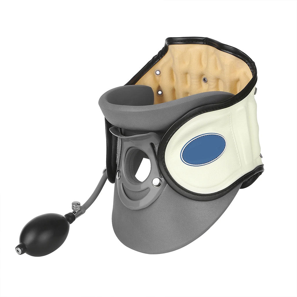STARICARE Civière de cou gonflable et rétracteur de traction cervicale avec pompe – أداة تصحيح وضعية العنق تنزوت