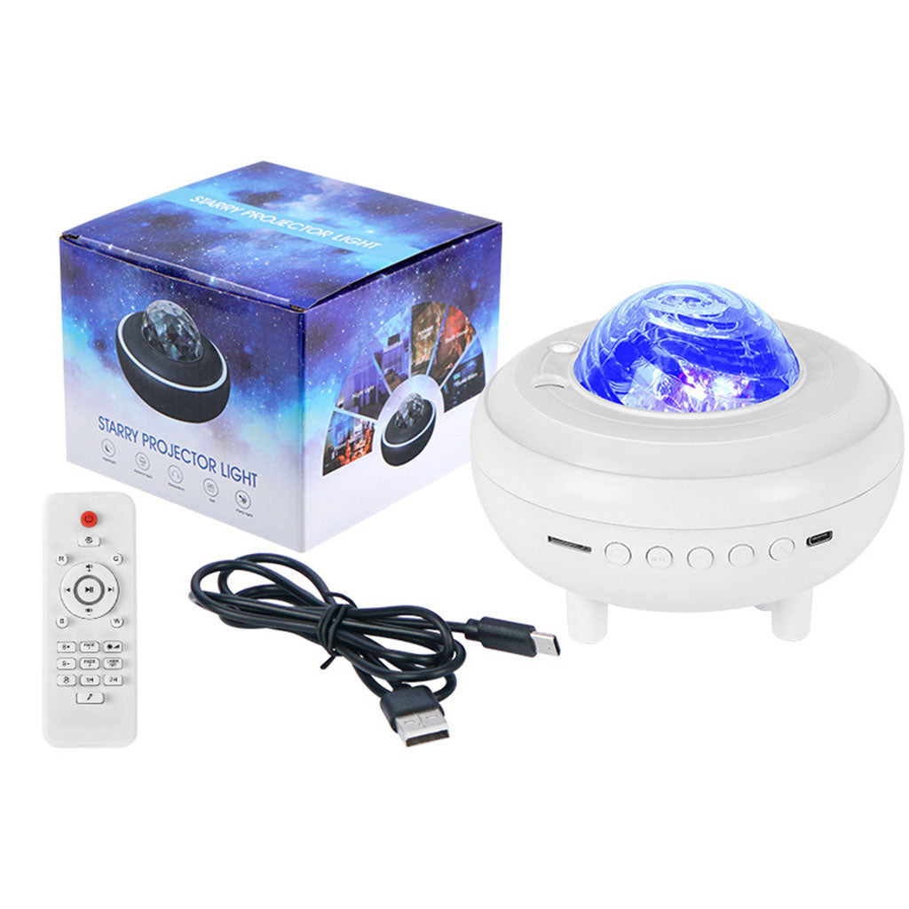 Enceinte Bluetooth et Projecteur de Galaxie 2en1 avec Effet NEBULA- مكبر صوت بلوتوث تنزوت