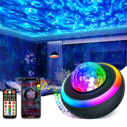 Enceinte Bluetooth et Projecteur de Galaxie 2en1 avec Effet NEBULA- مكبر صوت بلوتوث تنزوت
