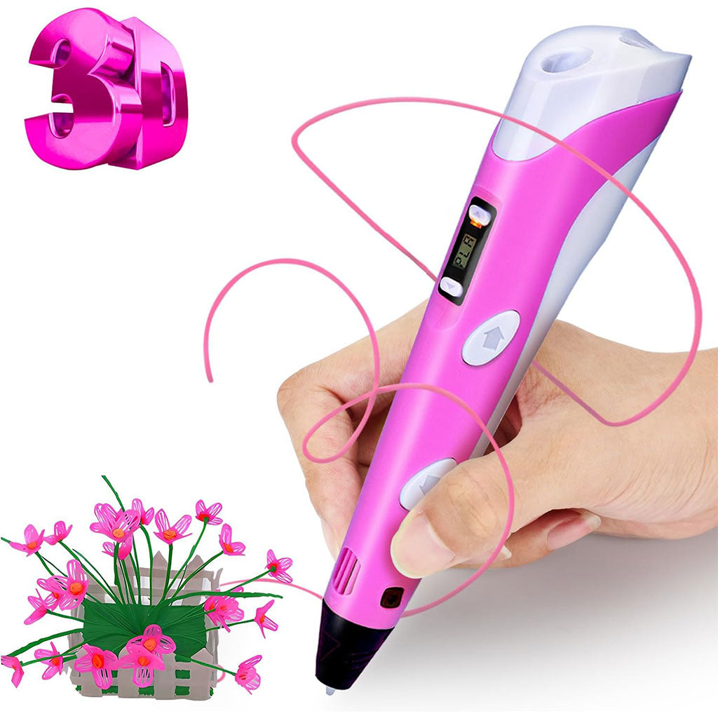 Stylo 3D Graffiti pour Enfants avec Recharges de Filament – قلم رسم ثلاثي الأبعاد للأطفال تنزوت