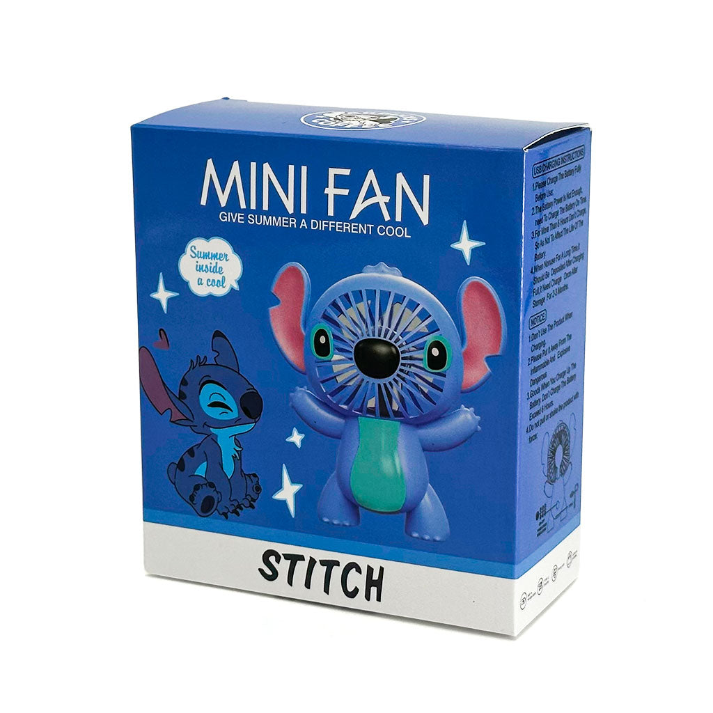 Mini Ventilateur USB Stitch – Design Mignon et Fonctionnel – مروحة محمولة تنزوت