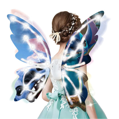 Ailes Magiques Lumineuses pour Enfants Design Stitch Kuromi - تنزوت