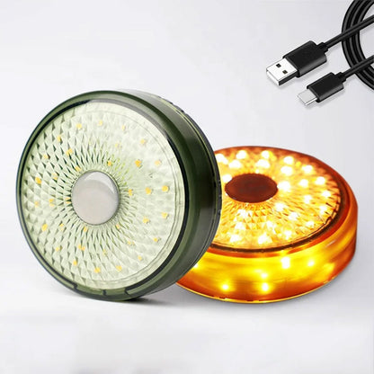 Lumière de camping LED multifonctionnelle, chargeur USB, chaîne d'atmosphère colorée تنزوت