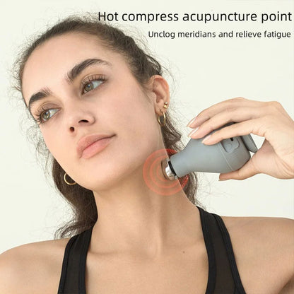 Appareil de Massage Rechargeable Portatif avec 5 Têtes Interchangeables – جهاز تدليك محمول قابل للتثبيت تنزوت