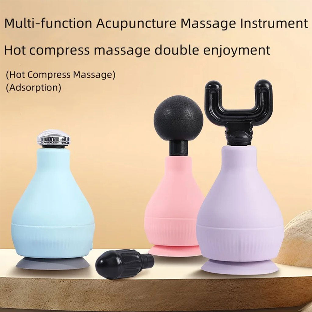 Appareil de Massage Rechargeable Portatif avec 5 Têtes Interchangeables – جهاز تدليك محمول قابل للتثبيت تنزوت