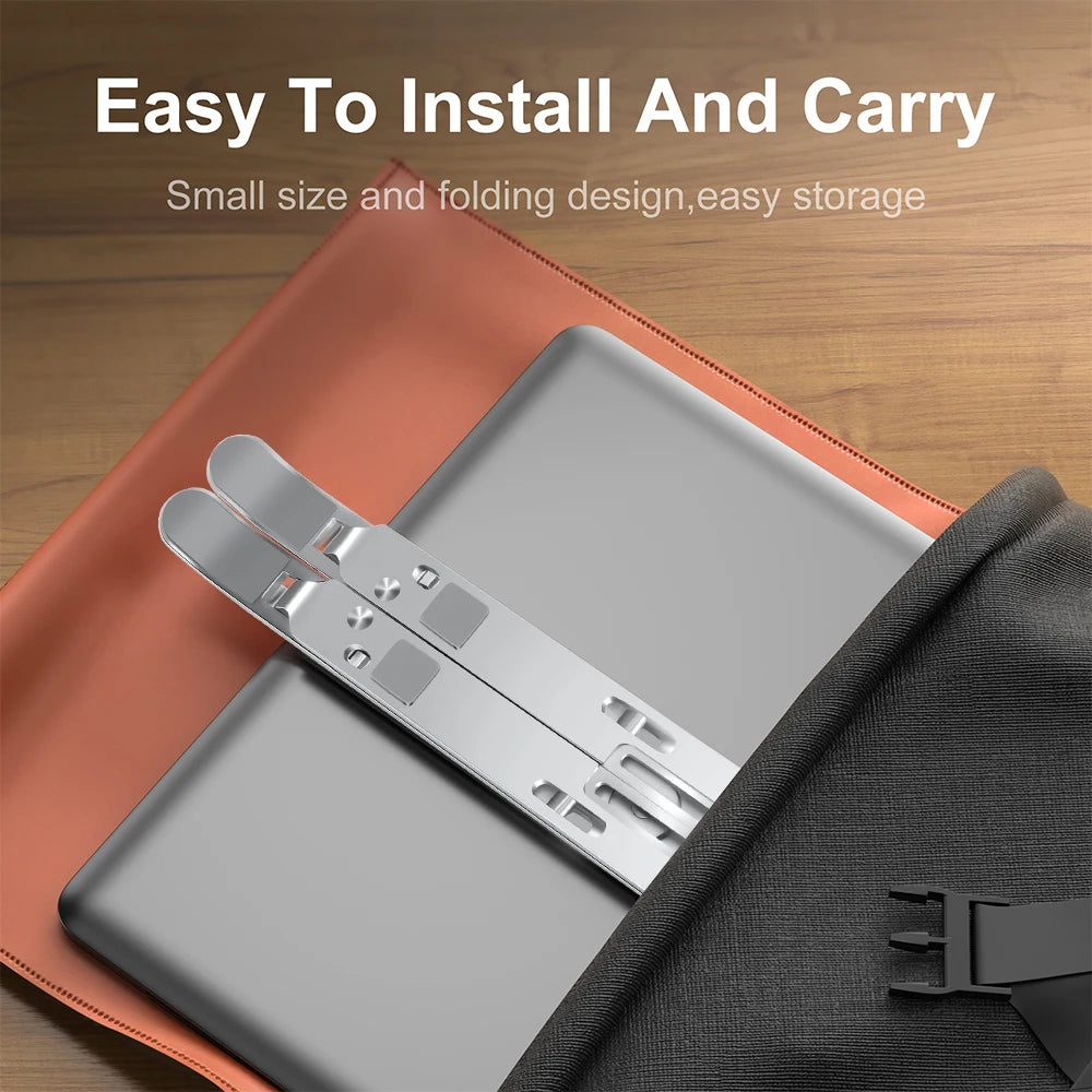 Support pliable réglable en Aluminium pour ordinateur Portable تنزوت