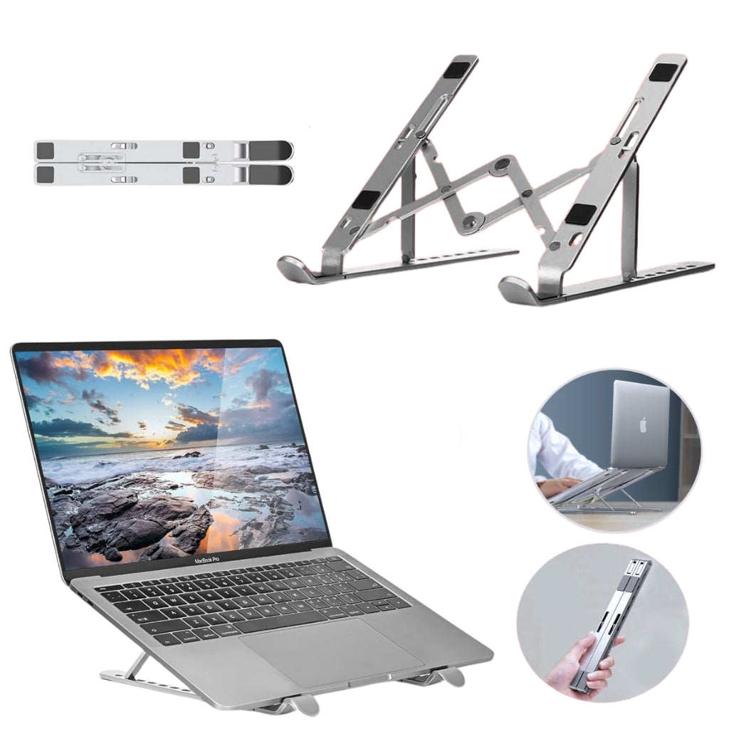 Support pliable réglable en Aluminium pour ordinateur Portable تنزوت