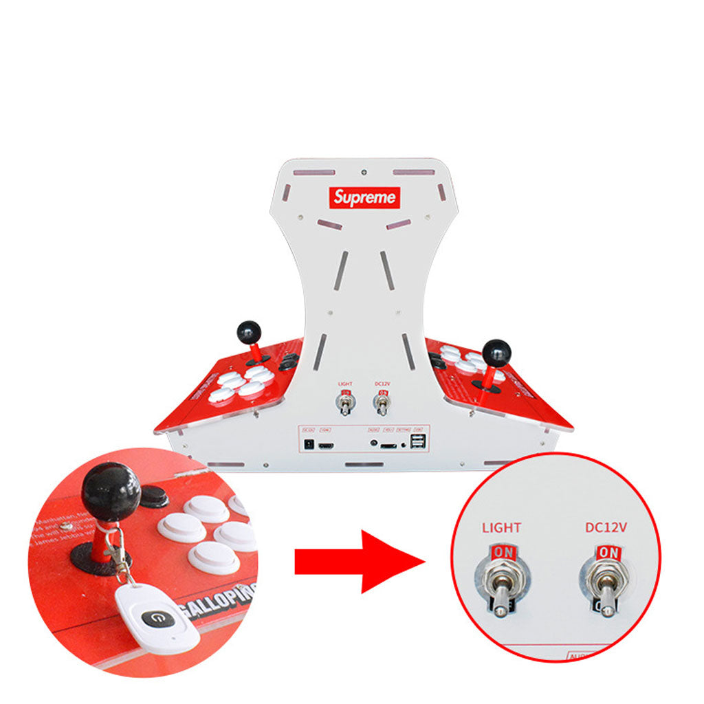Supreme Console de jeux d’arcade 3D 2 Joueurs – جهاز ألعاب أطاري تنزوت
