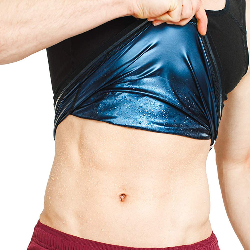 Gilet de sueur Débardeur Polymère amincissement perte de poids Fitness Gym sueur تنزوت