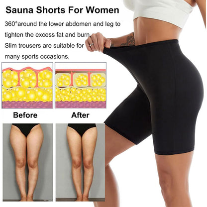 Leggings Sauna d’entraînement Taille Haute pour Femmes – شورت تعرق للنساء تنزوت
