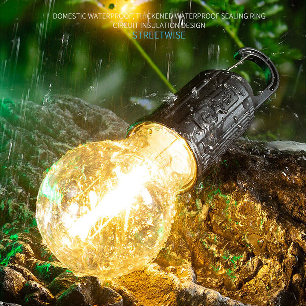Pack X2 Lampe de Camping Solaire étanche et Rechargeable 3 modes d’éclairage T01-B – مصباح محمول بالطاقة الشمسية تنزوت