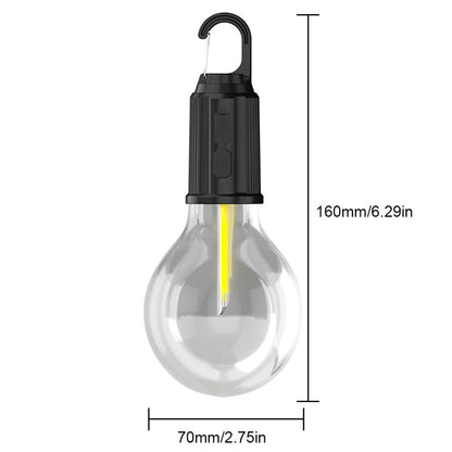 Pack X2 Lampe de Camping Solaire étanche et Rechargeable 3 modes d’éclairage T01-B – مصباح محمول بالطاقة الشمسية تنزوت