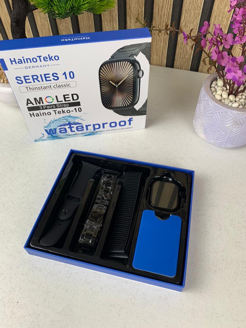 Smart-Watch-tanche-HainoTeko-10-avec-3-bracelets-de-luxe-en-acier-inoxydable-et-silicone-ساعة-ذكية-أصلية.png