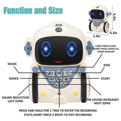 Robot interactif et intelligent pour enfants avec commande vocale – روبوت تعليمي للأطفال - تنزوت